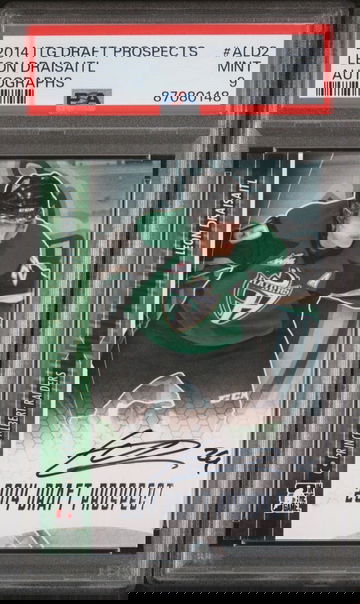 POP 1, None higher - 2014 ITG Leon Draisaitl Draft Prospects AUTO PSA 9 rookie