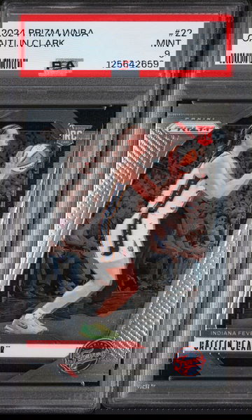 2024 Panini Prizm WNBA Caitlin Clark #22 PSA 9