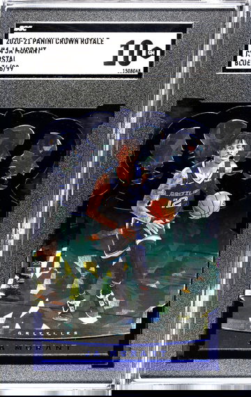 2020 Crown Royale Ja Morant Blue Crystal /99 SGC 10 Gem Mint