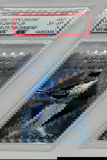 1999 Topps Chrome Lord of the Diamond #LD1 Ken Griffey Jr. PSA 6