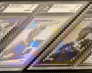 1989 Griffey Donruss and Fleer BGS 7 RC Lot! Nice subgrades!