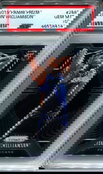 Zion Williamson 2019-20 Panini Prizm #248 Rookie Card PSA 10
