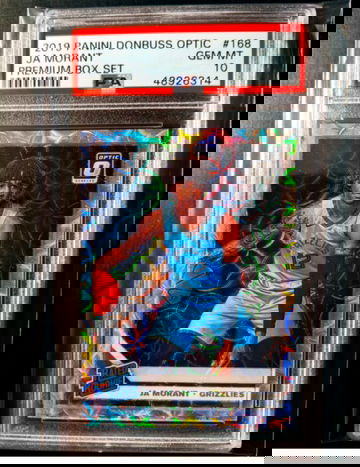 2019 Panini Donruss Optic Premium Box Set #168 Ja Morant Rookie RC /249 PSA 10