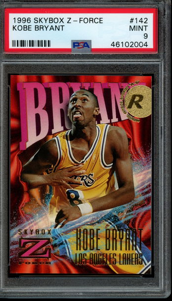 1996 Skybox Z-Force #142 Kobe Bryant PSA Mint 9