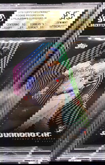 2019 Topps On Demand Vladimir Guerrero Jr Rookie Progession Insert RC #1 BGS 9.5