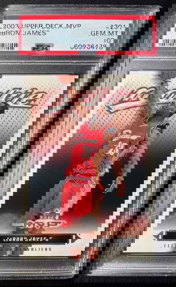 2003 Upper Deck MVP Lebron James #201 PSA 10 Gem-Mint
