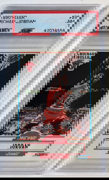 Michael Jordan 1990 Fleer PSA 7 #26