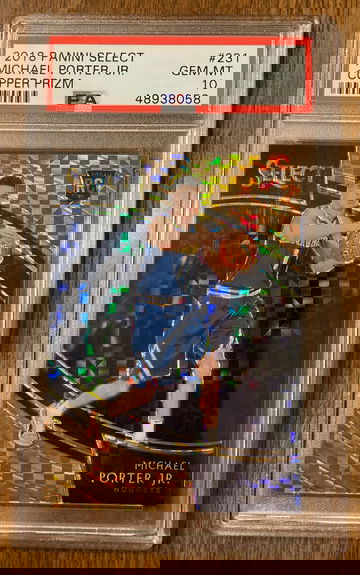 2018 select courtside copper Michael Porter Jr psa 10