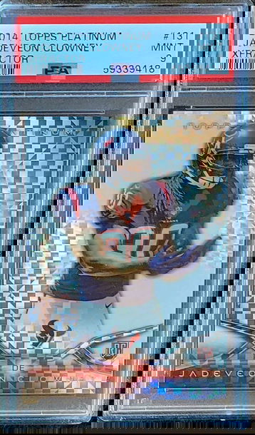 2014 SP JADEVEON CLOWNEY Topps Platinum Xfractor PSA 9 MINT POP 4 Rookie RC #131