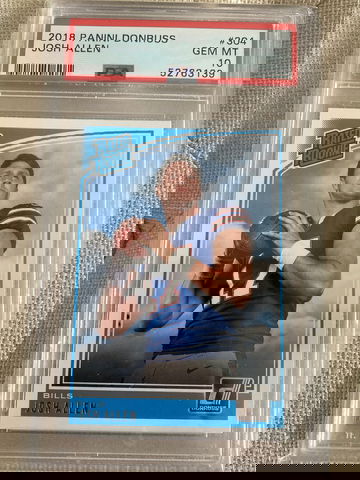 2018 Josh Allen Donruss RC PSA 10 #154