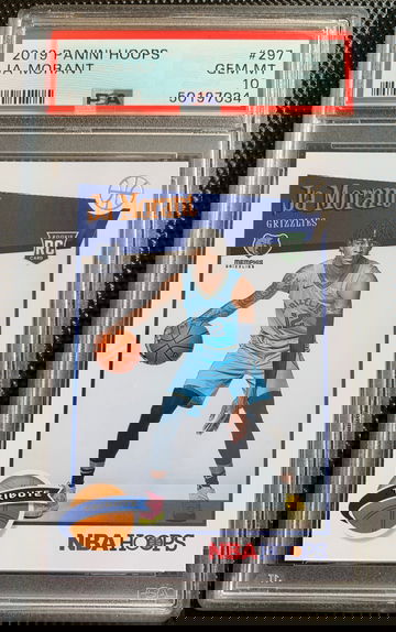 2019-20 Panini Hoops Ja Morant PSA 10