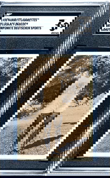 1935 Muratti Cigarettes Brennpunkte Deutschen Sports Eulace Peacock Track & Field #51 SGC 3