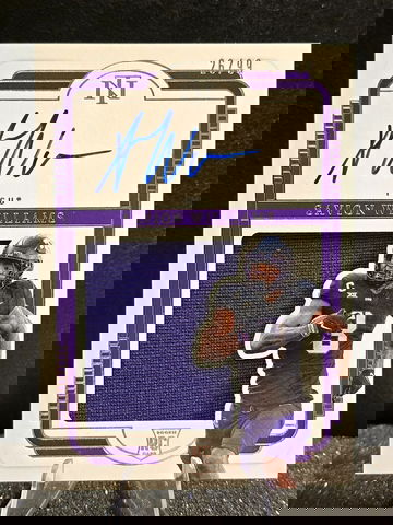 2025 Panini National Treasures  RPA Patch Auto  Savion Williams  /99  Packers TCU RC