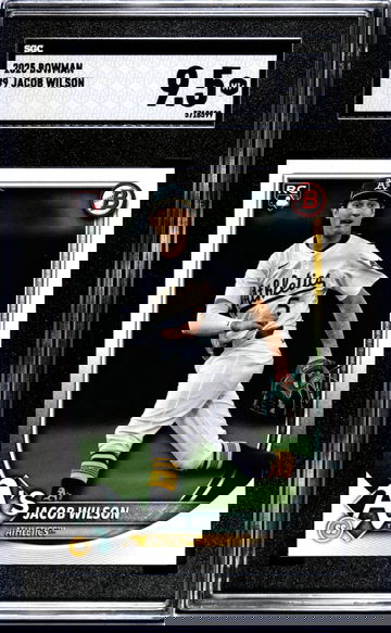 2025 Bowman #9 Jacob Wilson SGC 9.5