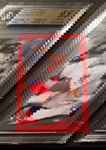 2014 Topps Update Target Red Mookie Betts #US26 BGS 9.5