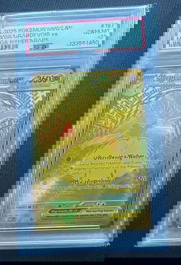 2025 POKEMON MEG EN-MEGA EVOLUTION MEGA HYPER RARE #187 MEGA GARDEVOIR EX PSA 10