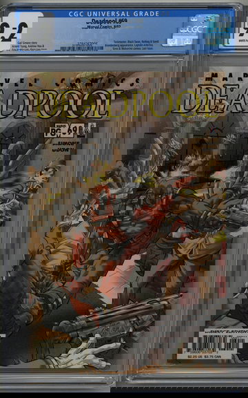 Deadpool 69 CGC 9.2 Last Issue Taskmaster app. Wolverine cameo