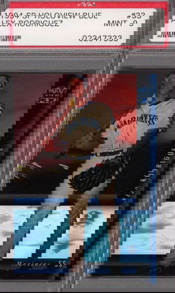 1994 SP Holoview Blue Alex Rodriguez RC # 33 PSA 9 Mint