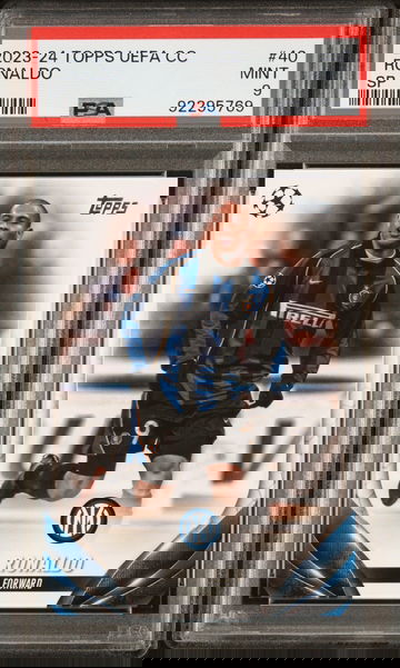 2023-24 TOPPS UEFA CLUB COMPETITIONS RONALDO SP #40 PSA 9