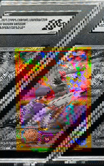 2023 Topps Logofractor GOLD REFRACTOR RC Vaughn Grissom 26/50 SGC 10 ANGELS!