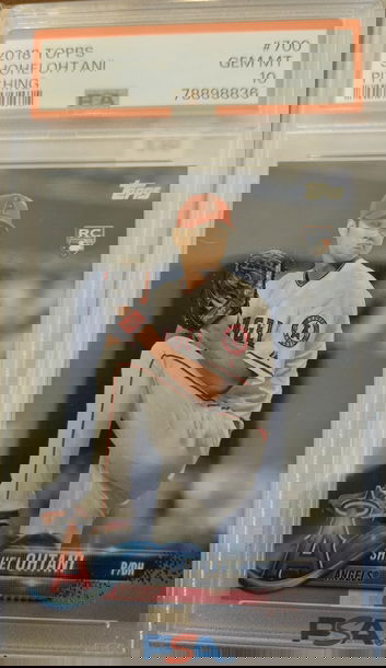 2018 Topps Shohei Ohtani Pitching PSA 10