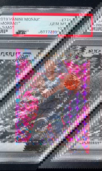 2019 Mosaic Ja Morant Pink Camo PSA 10