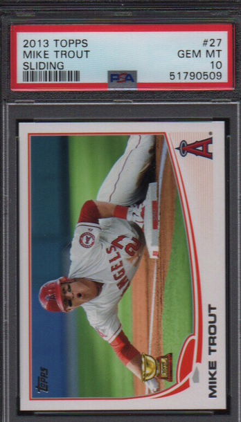 2013 Topps Mike Trout PSA 10 Gem Mint #27