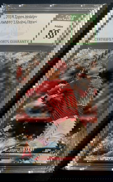 2018 Topps Holiday #HMW17 Shohei Ohtani CSG 10 *PRISTINE* *ROOKIE CARD*