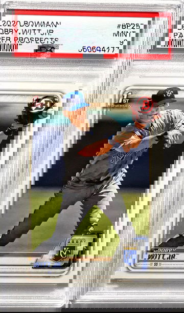 Bobby Witt Jr. 2020 Bowman Paper Prospects PSA9 Mint 