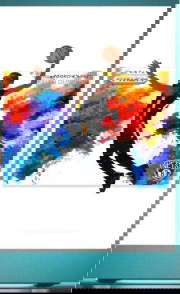 Panini Dunk Prizm Color Blast Interactive Kevin Durant