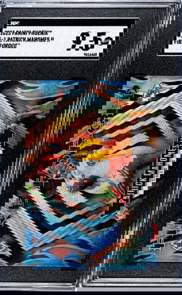 2023 Panini Phoenix #FF-1 Patrick Mahomes II Fire Forged SGC 9.5