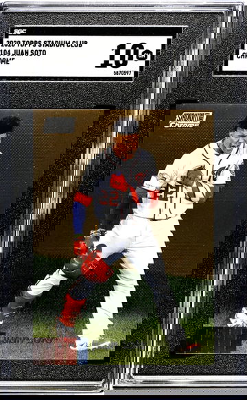 2020 Topps Stadium Club #104 Juan Soto Chrome SGC 10