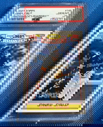 Oneil Cruz 2022 Topps Throwback Thursday #145 - PSA 10 