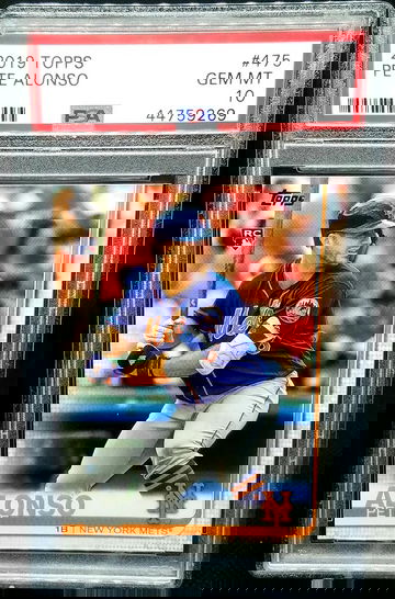 Pete Alonso 2019 Topps RC Rookie Series 2 Graded #475  PSA Gem Mint 10