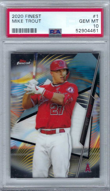 2020 Finest Mike Trout #1 *PSA 10* Los Angeles Angels