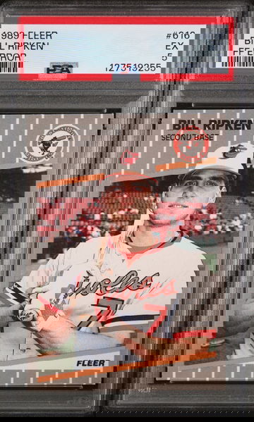 1989 Fleer FF Error Bill Ripken #616A PSA 5