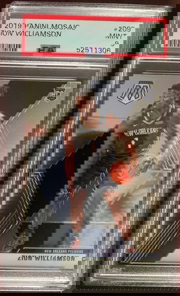2019 Panini Mosaic Zion Williamson PSA 9