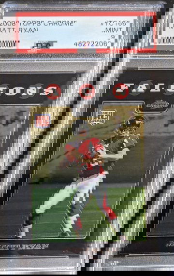 2008 Topps Chrome #TC166 Matt Ryan RC PSA 9 Falcons Future HOF