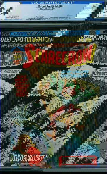 MARVEL SPOTLIGHT #26, CGC 9.4 NM