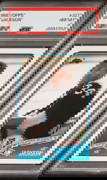 1988 TOPPS BO JACKSON #327 PSA 8