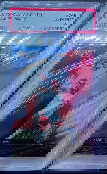 2019 PANINI SELECT DANIEL JONES FIELD LEVEL RC PSA 10