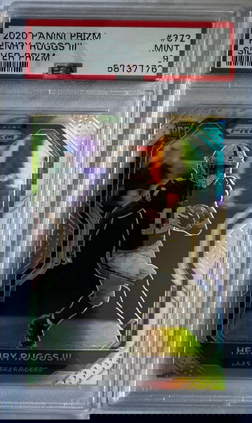 2020 Panini Prizm Henry Ruggs III Silver Prizm PSA 9