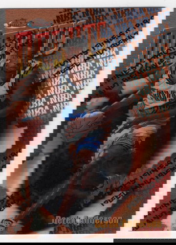 1997-98 TOPPS FINEST REFRACTOR ROOKIE DEREK ANDERSON # 114