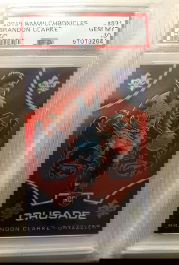 2019-20 Brandon Clarke Chronicles Crusade Red 1/149 PSA 10