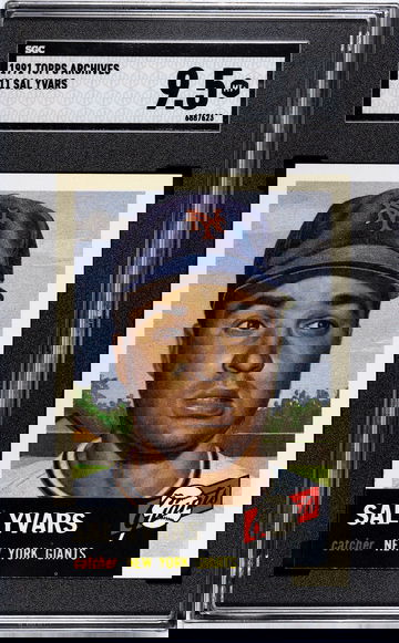 1991 Topps Archives 1953 Sal Yvars #11 SGC 9.5