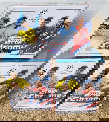 Uefa champions league chrome soccer 2021 blaster x 3