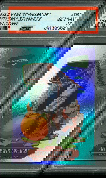 2020 Prizm DP Anthony Edwards Downtown PSA 10