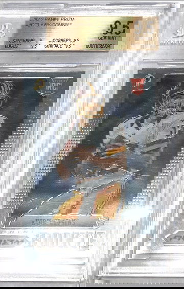 2012 Panini Prizm Kirk Cousins Rookie BGS 9.5