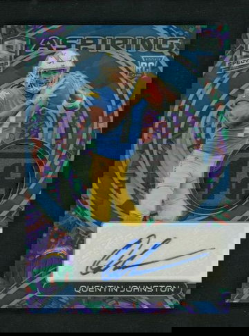 2023 Panini Spectra Aspiring Quentin Johnston #APA-QJO RC RPA Prizm /5