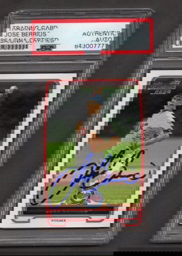 Jose Berrios Signed Autographed 2013 Bowman Draft #16 RC PSA DNA COA